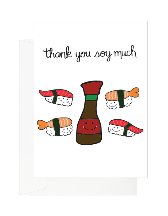 Thanks soy much Greeting Card