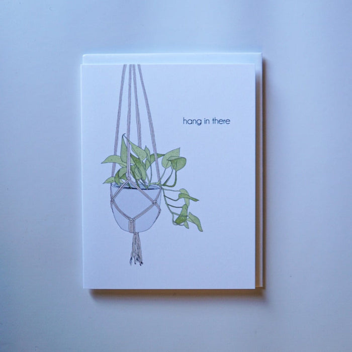 Hang in There Pothos Card