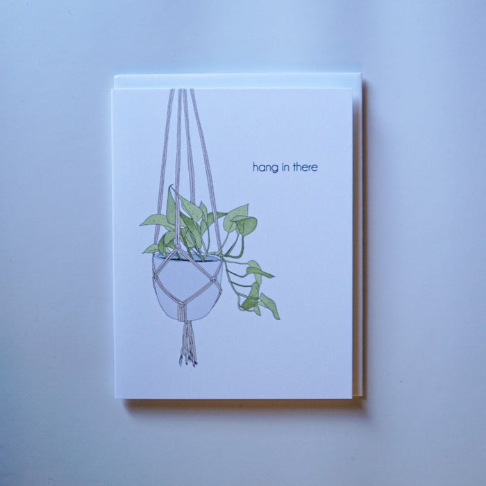 hang in there plant Hang in There Pothos Card