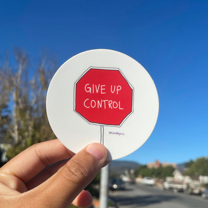 Give up Control sticker