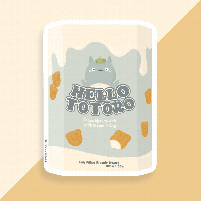 Totoro x Hello Panda Sticker | Naptime Doodler