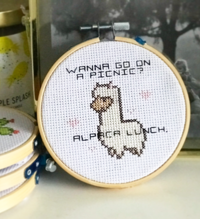 Alpaca Cross Alpaca Cross Stitch