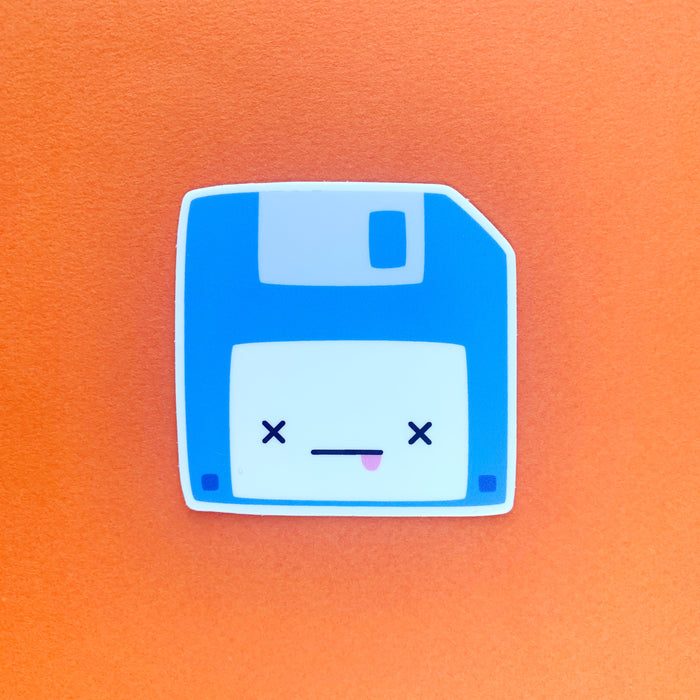 Dead Floppy Disk Sticker