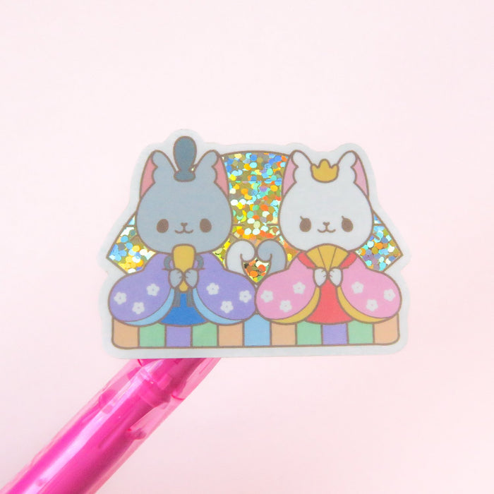 Hina Matsuri Kitties Sticker