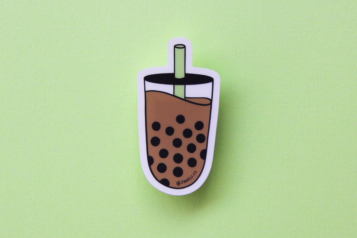 Boba Sticker (Clear) — San José Made