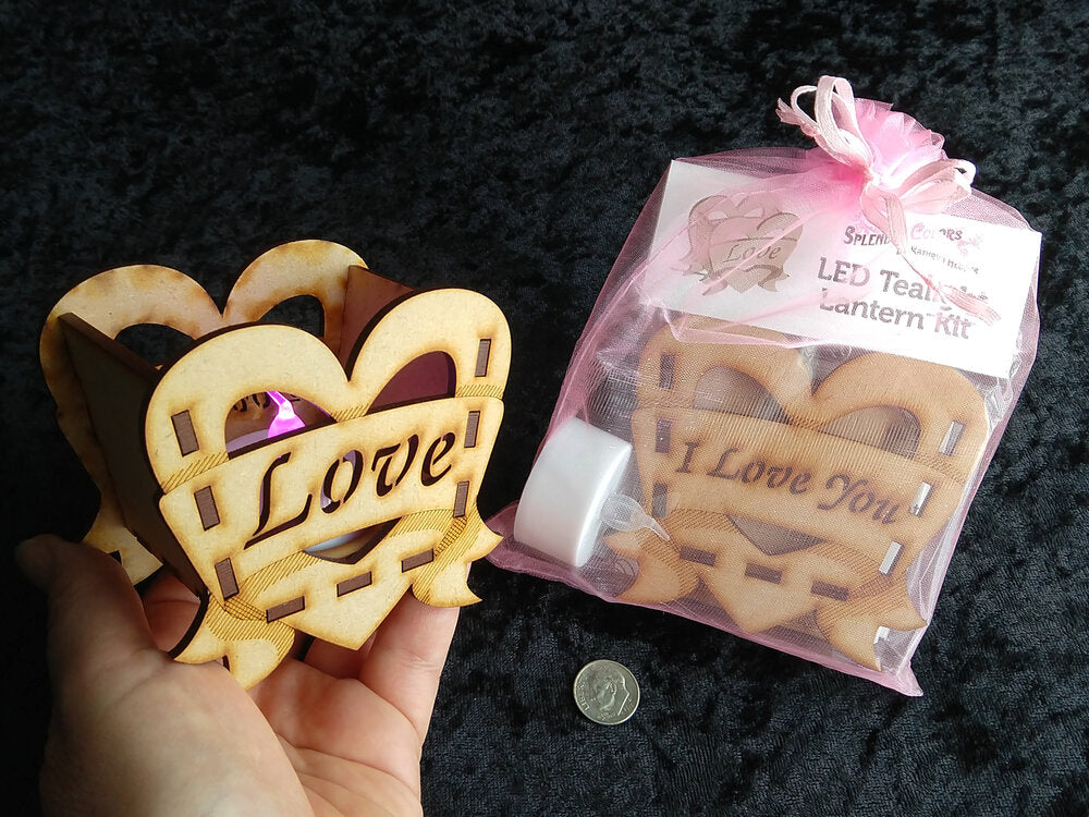 Love Heart Shape Lantern Kit — San José Made
