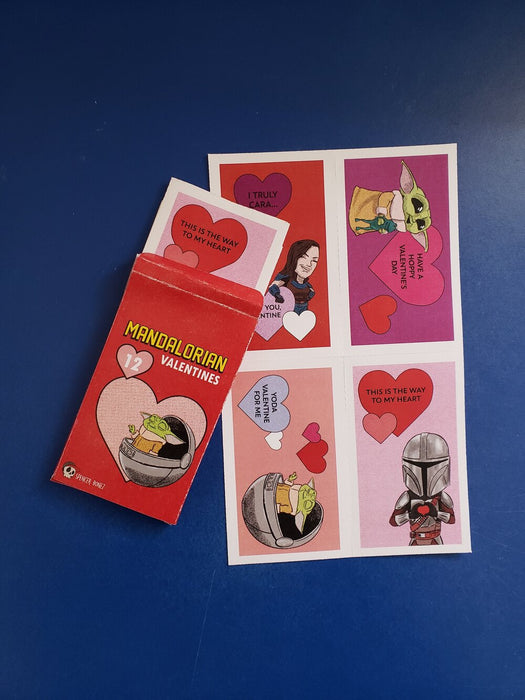 Mandalorian Valentine Cards