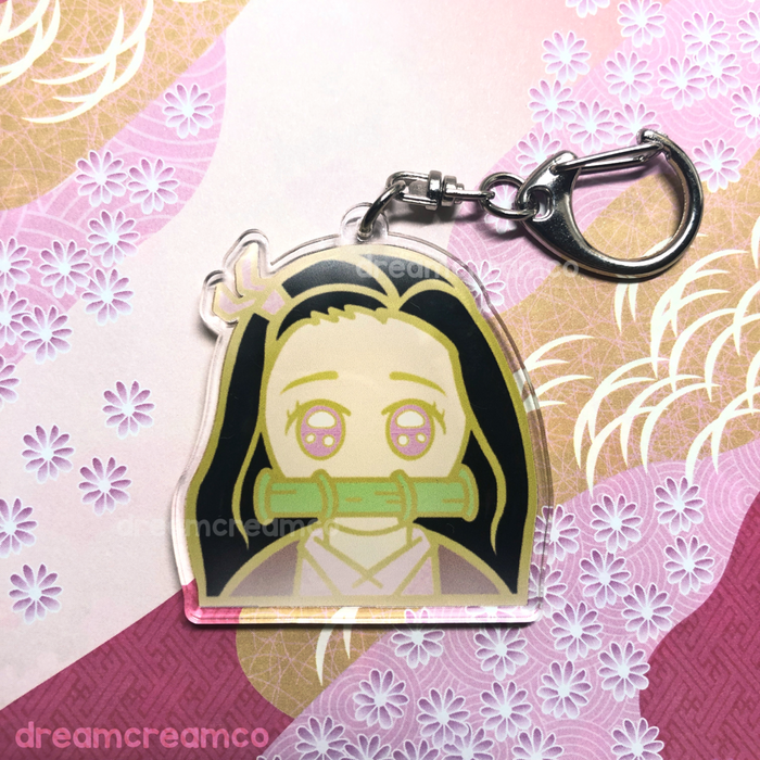 Nezuko Acrylic Charm Keychain