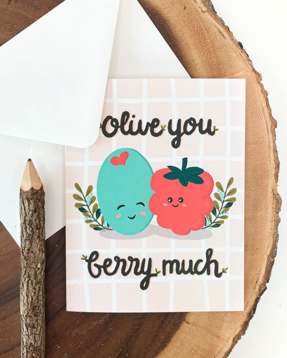 Olive You Berry Much Card