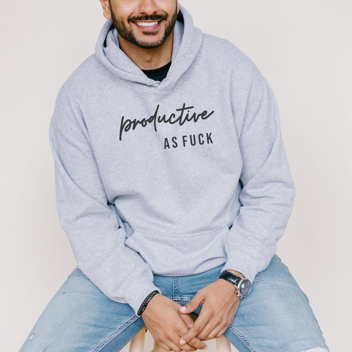 Productive as Fuck Unisex Pullover Hoodie