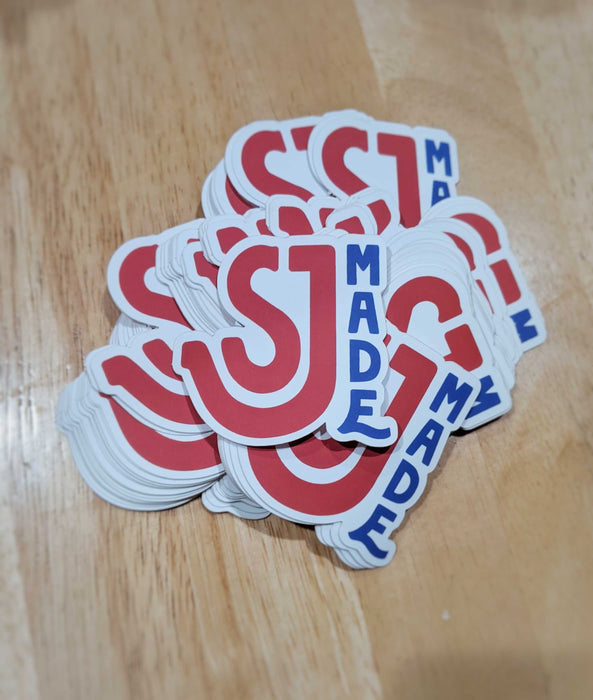 San José Made Logo Matte Sticker
