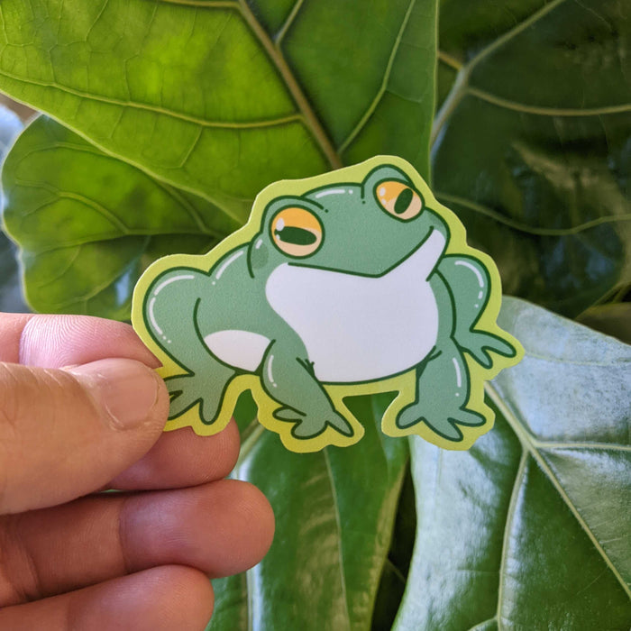 Dumpy Frog Sticker
