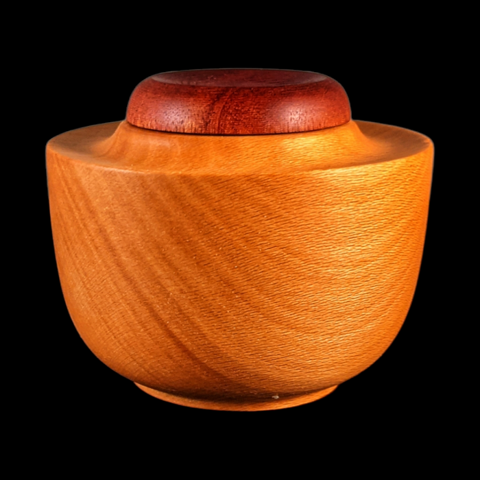 Sycamore box with sapele lid