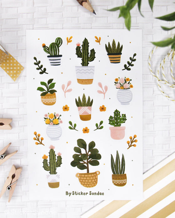 Plant Sticker Sheet