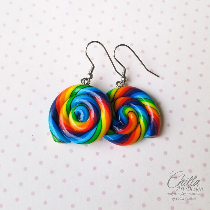 Rainbow Candy Earrings