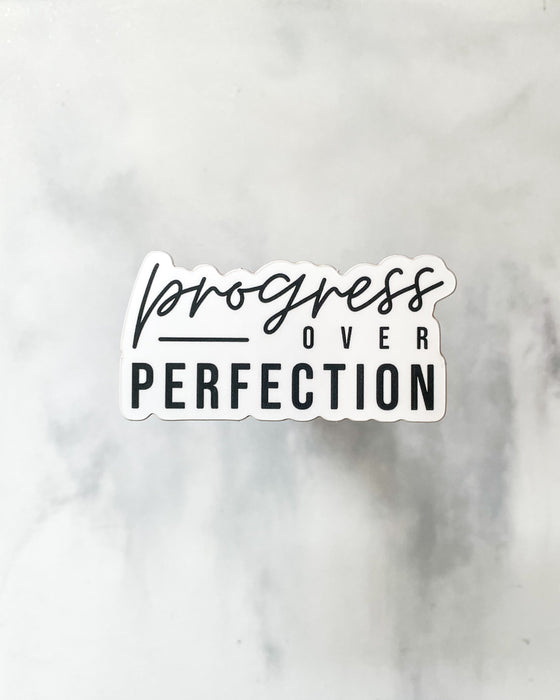 Progress over Perfection Sticker