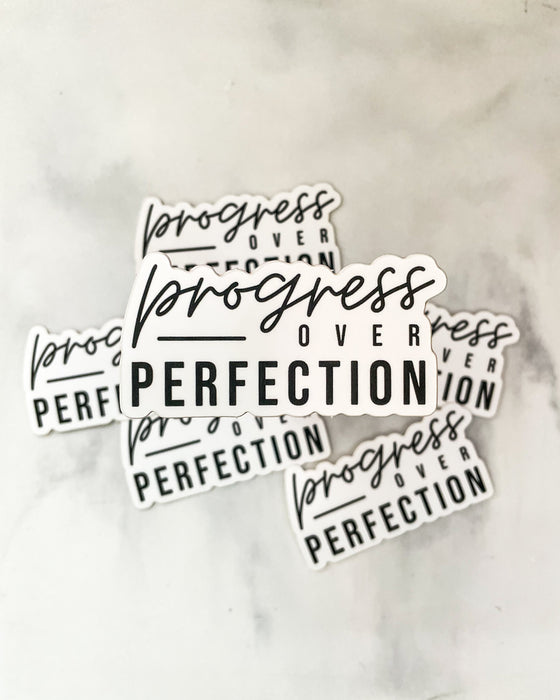 Progress over Perfection Sticker