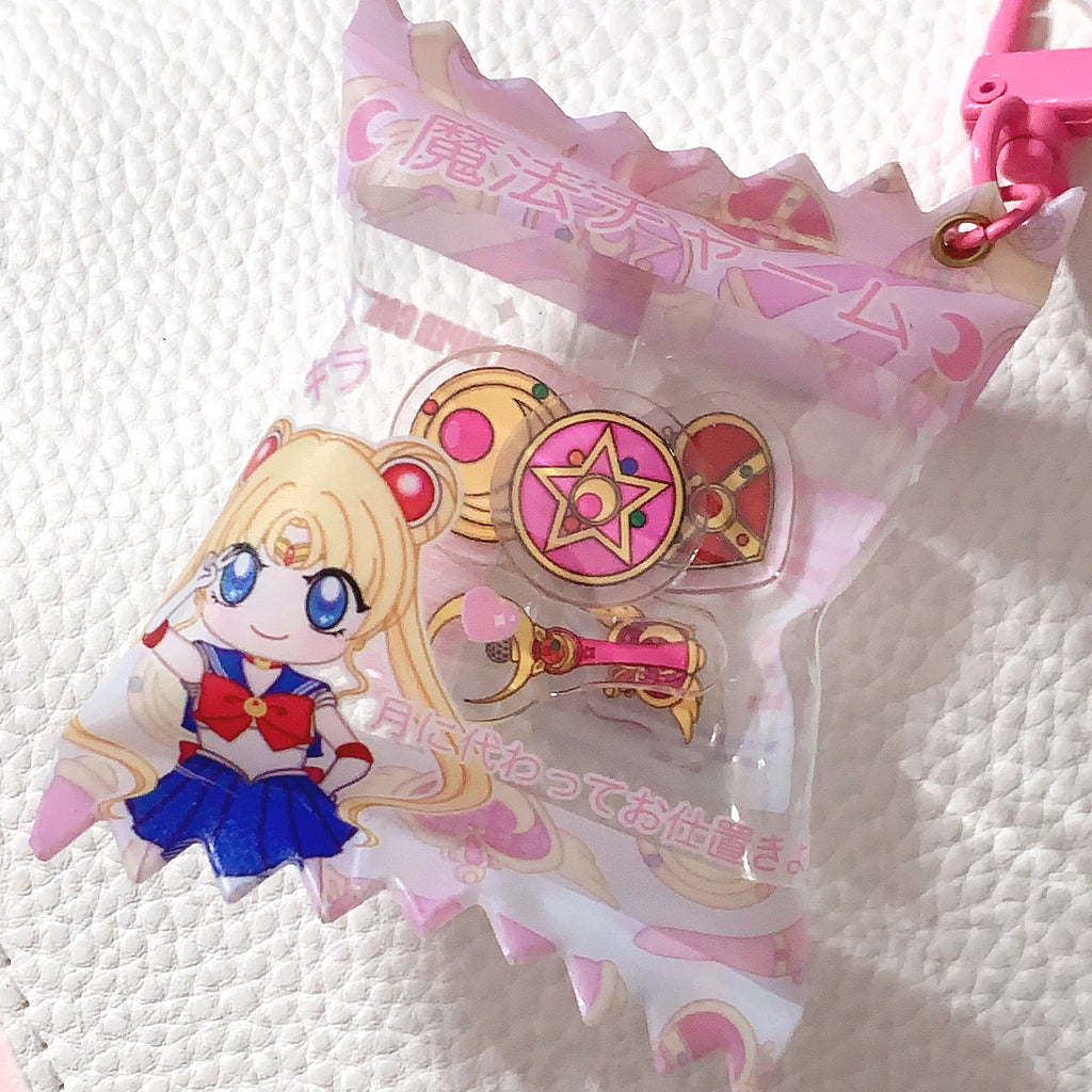 Sailor Moon Mahou Charm Candy Bag Shaker Charm Keychain — San José