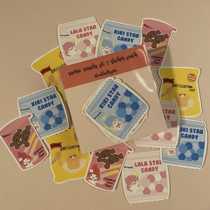 Sanrio Snack pt.2 Sticker Pack