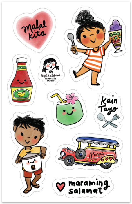 Larger Filipino Sticker Sheet