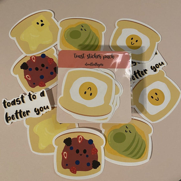 Toast Sticker Pack