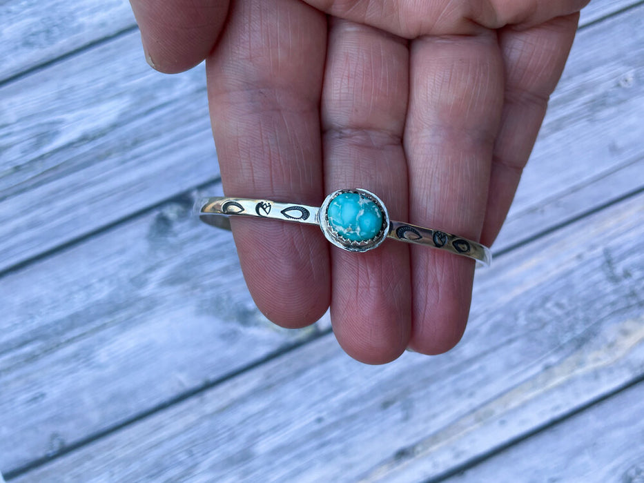 Turquoise and Sterling Silver Cuff Bracelet