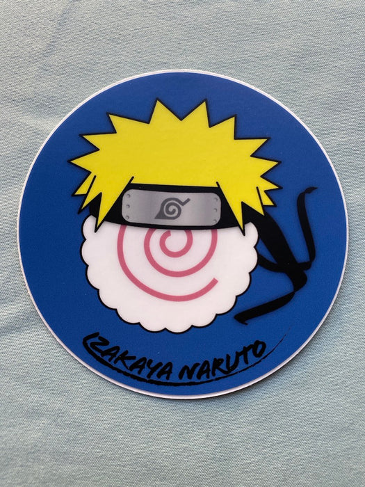 3”x3” Circle Izakaya Naruto Stickers — San José Made