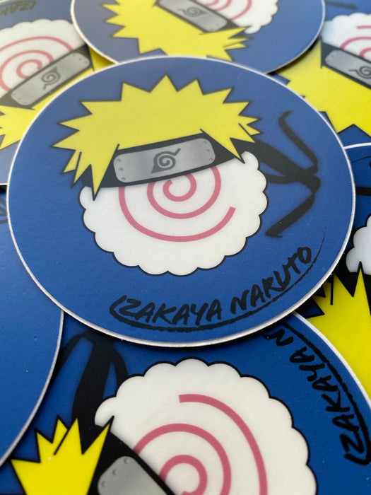 3”x3” Circle Izakaya Naruto Stickers