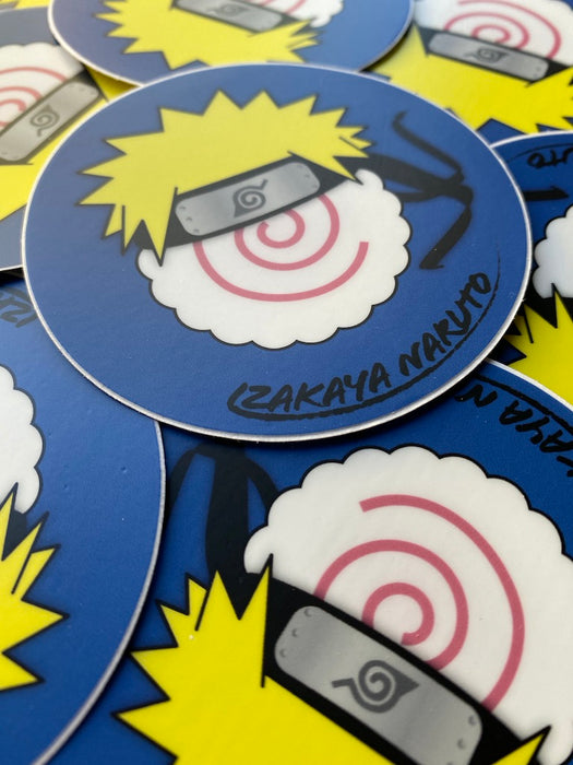 3”x3” Circle Izakaya Naruto Stickers