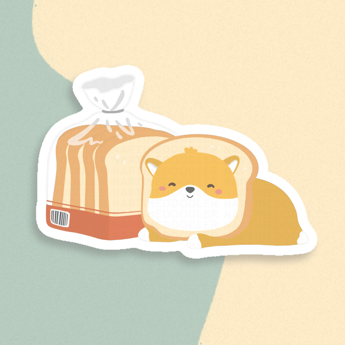 Corgi Bread Sticker | Naptime Doodler