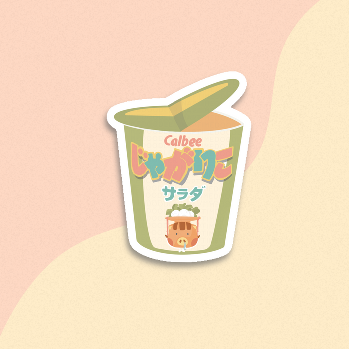 Animal Crossing x Calbee Snack Sticker | Naptime Doodler