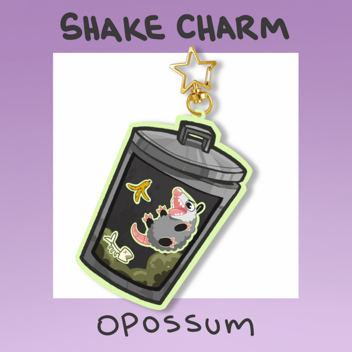 Opossum Shake Charm
