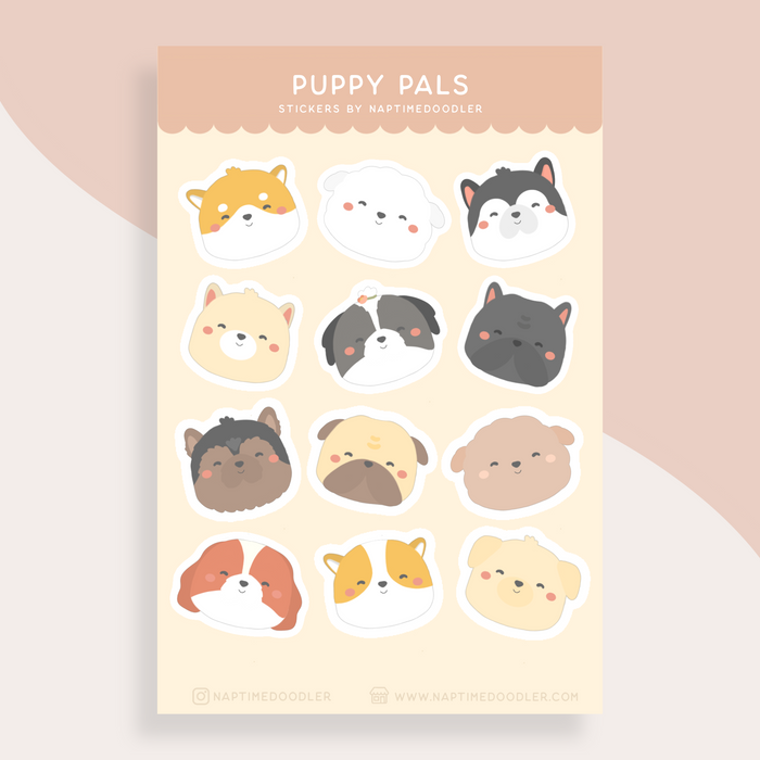 Puppy Pals Sticker Sheet