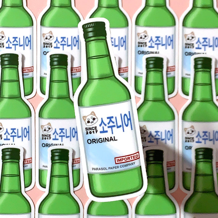 [WATERPROOF] Sojunior Original Soju Vinyl Sticker Decal