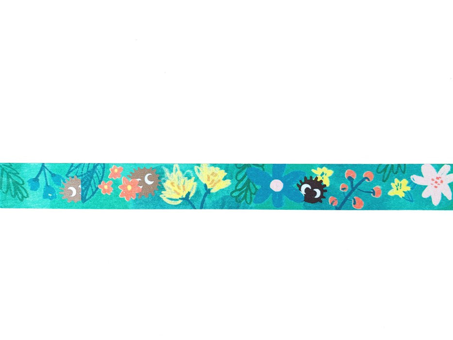 Washi Tape - Soot Balls and Flowers Foil