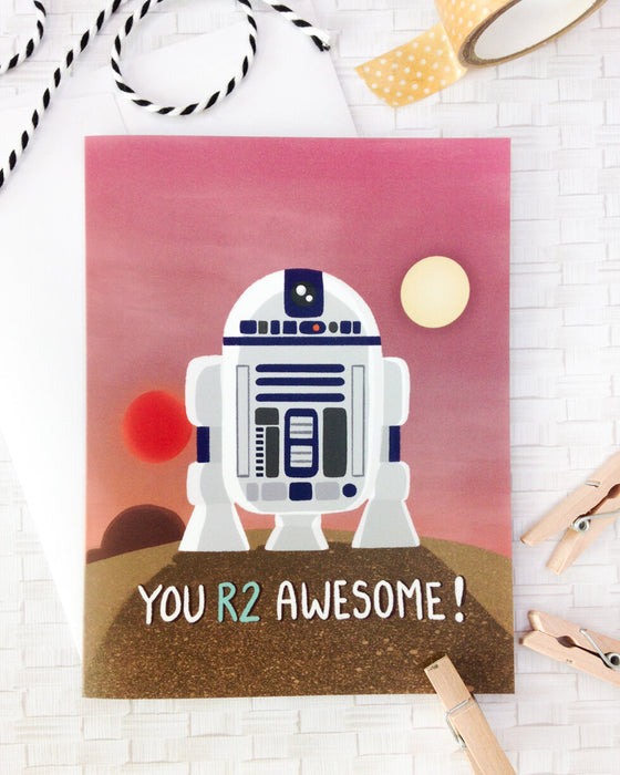 You R2 Awesome Card