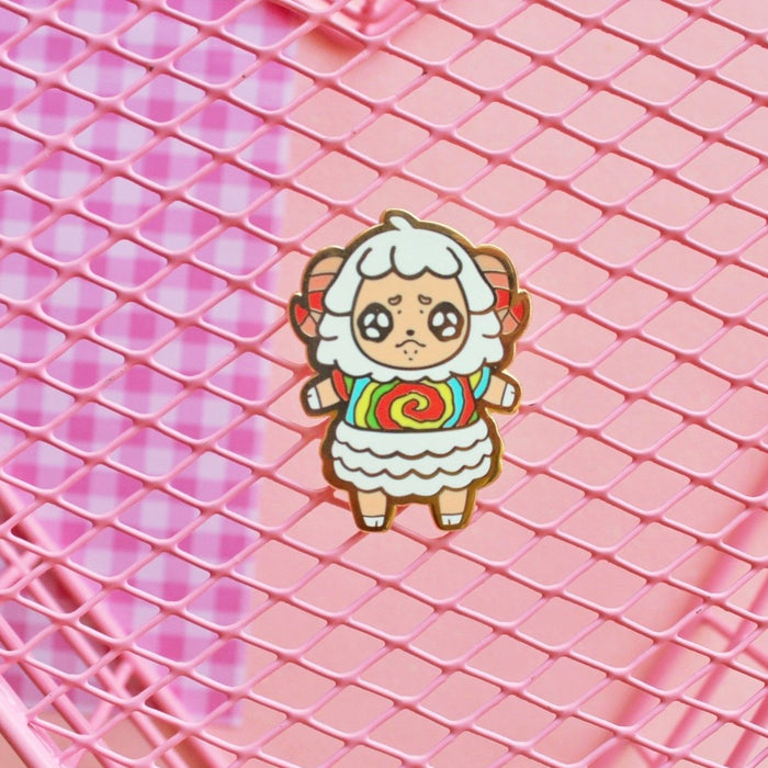 Cry Baby Enamel Pin (Dom from Animal Crossing)
