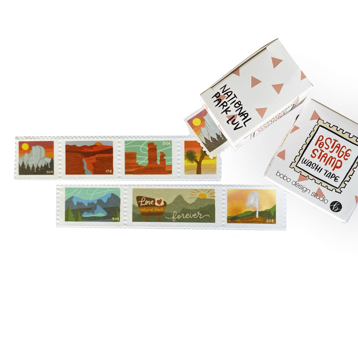 National Park Luv Postage Stamp Washi Tape