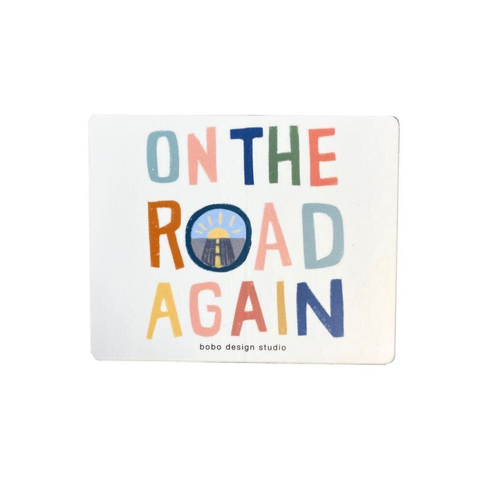 On The Road Again Vinyl Sticker