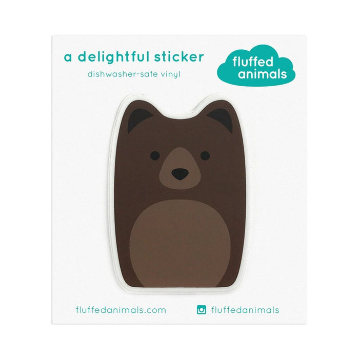 Brown Bear Vinyl Sticker