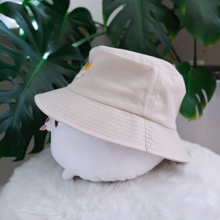 Embroidered Bucket Hat - Calico Khaki