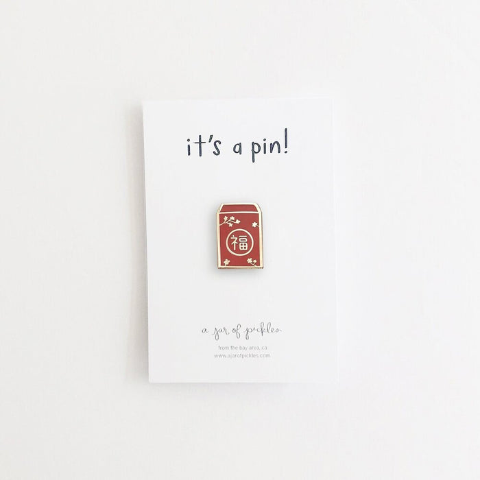 Chinese New Year Lucky Red Envelope Pin
