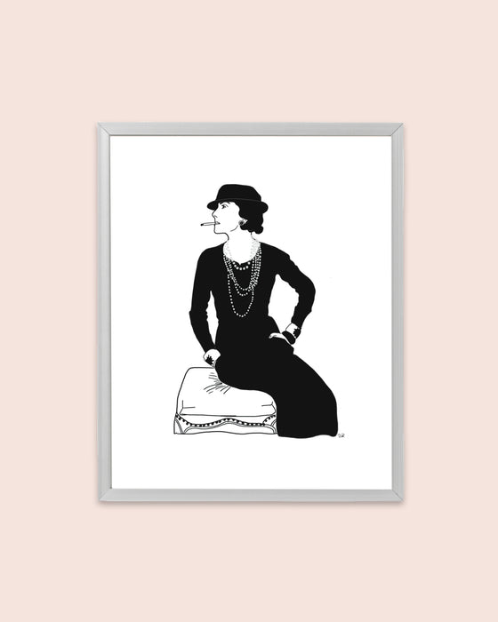 Coco Chanel print — San José Made