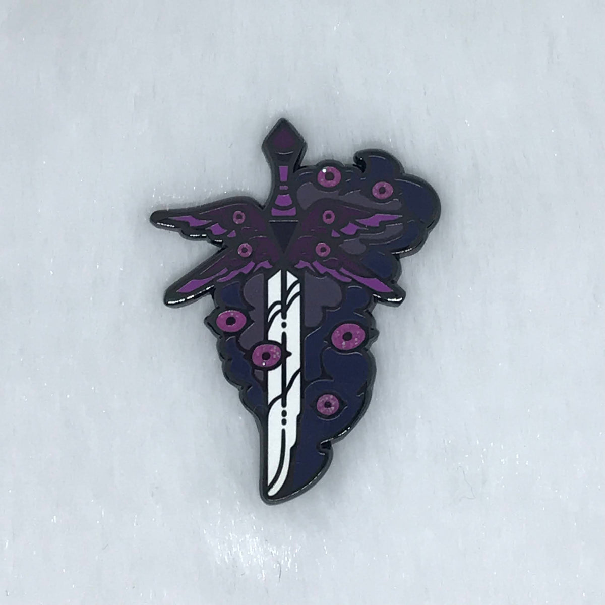 Demisexual Sword Angel Pin — San José Made