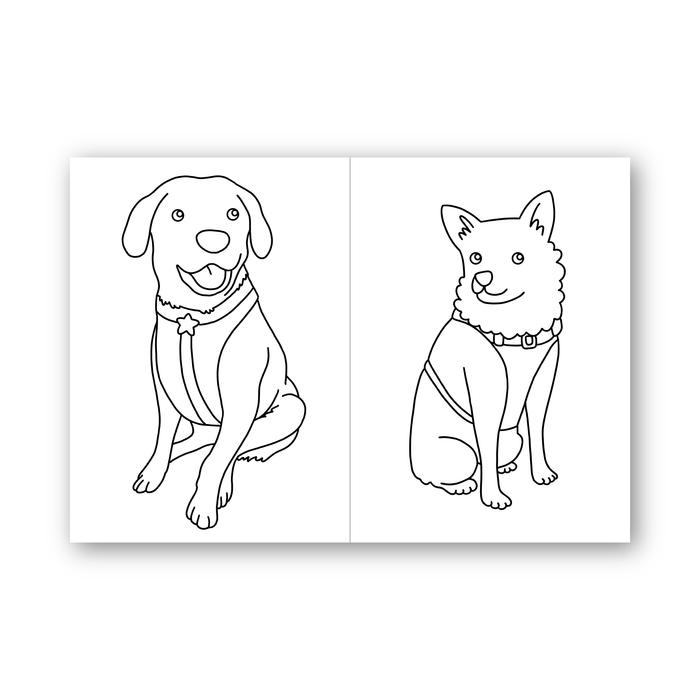 Dog Coloring Book