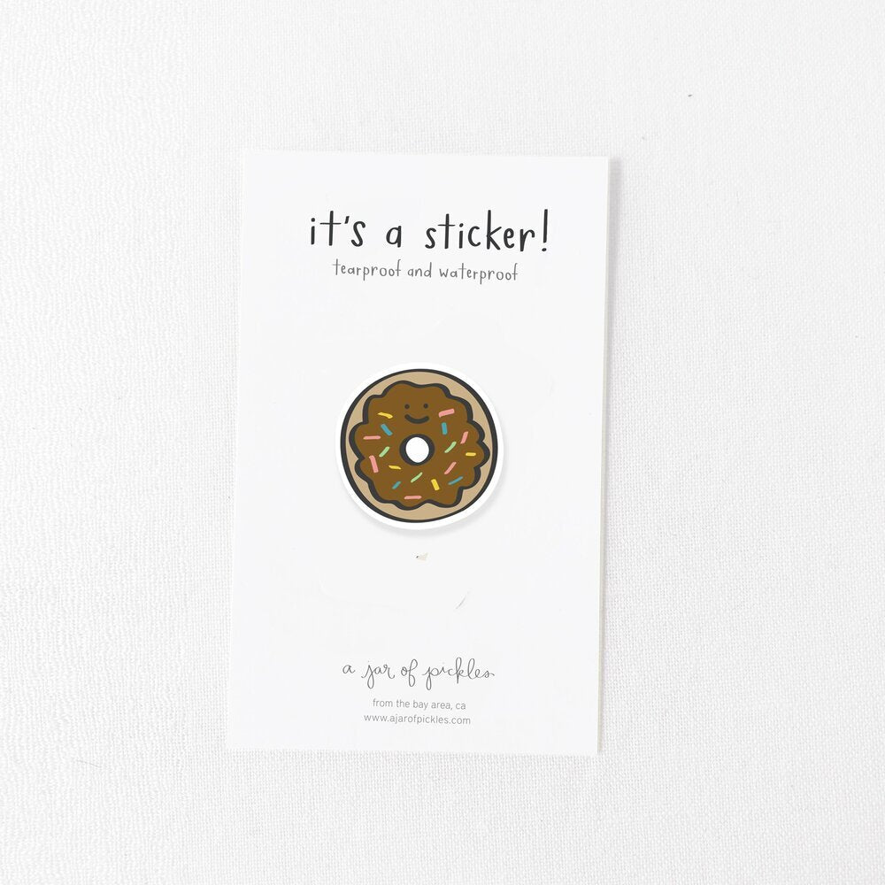 Donut Vinyl Sticker — San José Made