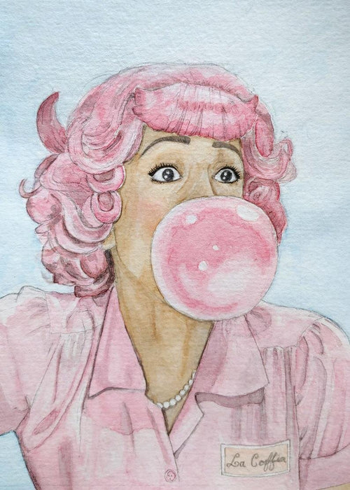 Frenchy from "Grease" Art Print