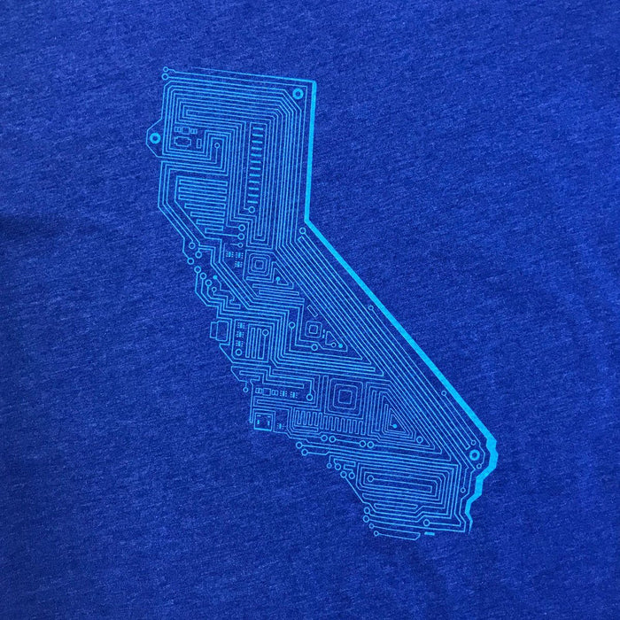 Cali Tech T-shirt (Royal Blue)