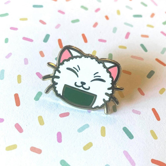 Meow-Nigiri Cat - Gold Enamel Pin