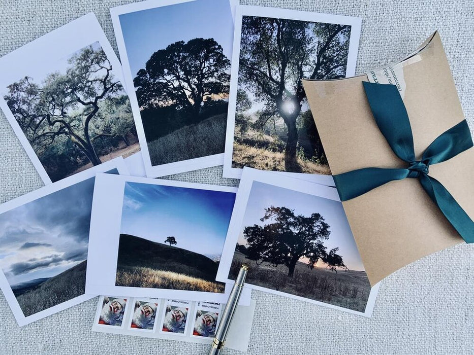 Oak lovers photo card gift set